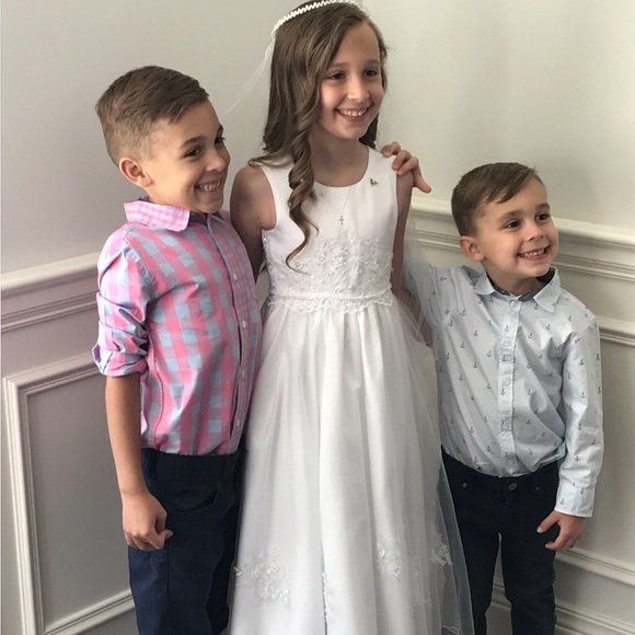 Lauren Marie First Communion Dress, Size 5 - Picture 12 of 16